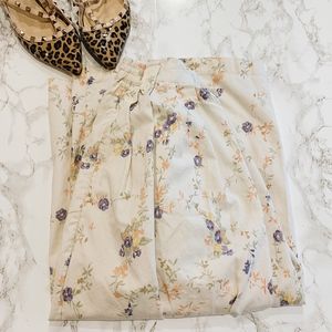 Vintage Gina Peters Petite Floral Skirt